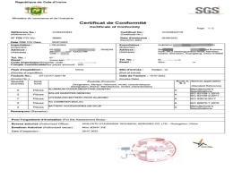 科特迪瓦PVOC認證|科特迪瓦PVOC清關認證公司